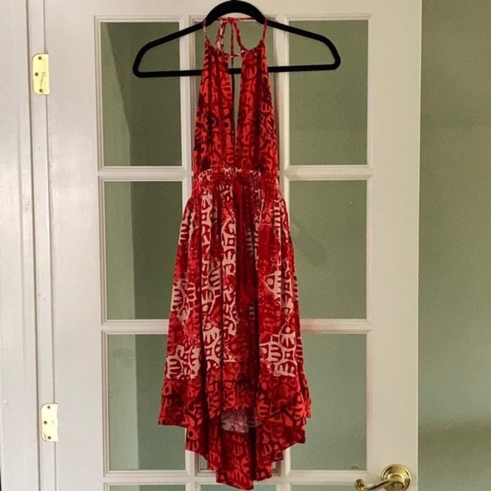 Lowest Posh Price for Free People NWT Beach Day Halter Minidress Size L - Picture 6 of 12
